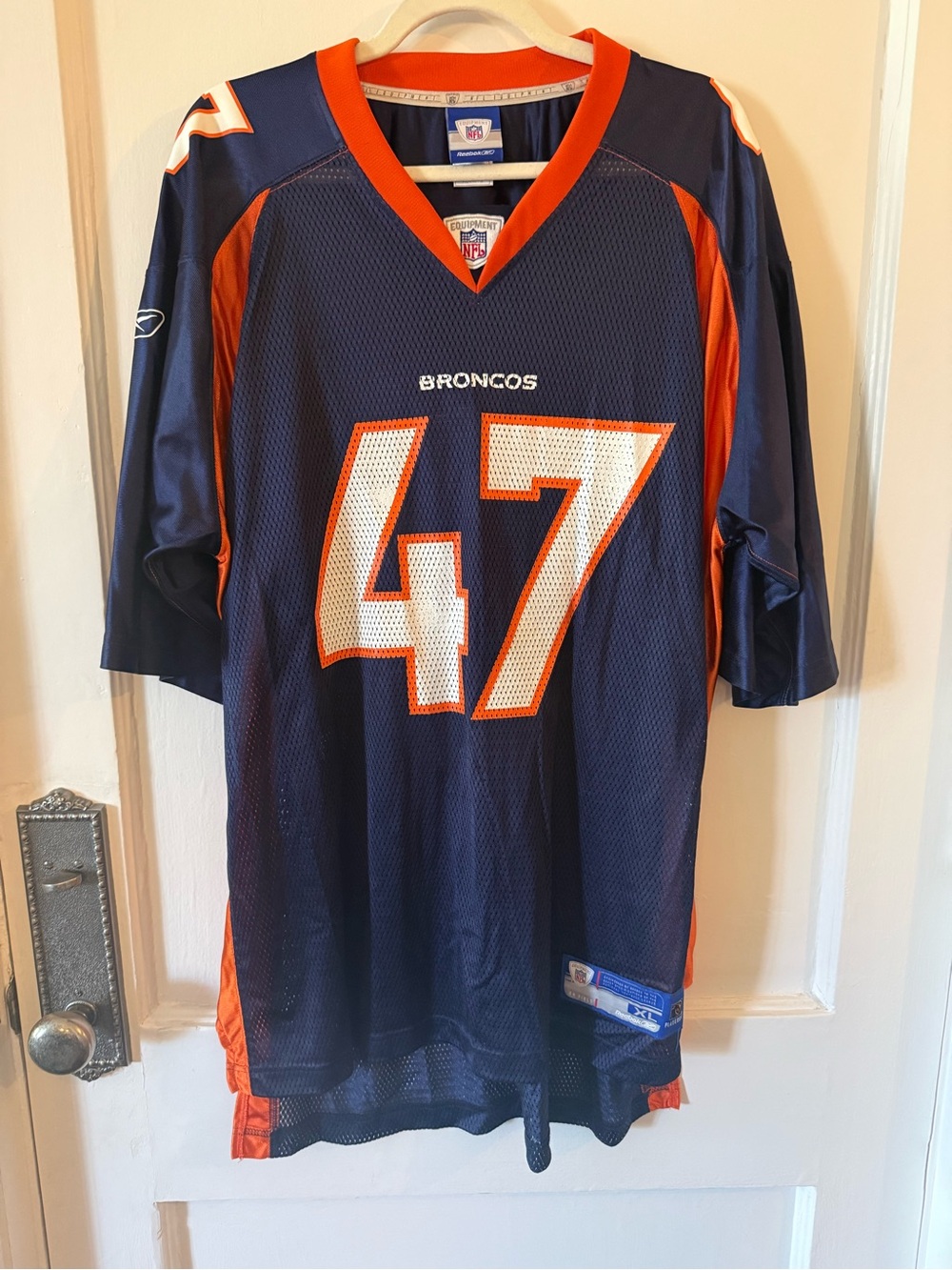 Reebok Denver Broncos NFL John Lynch #47 Football Jersey